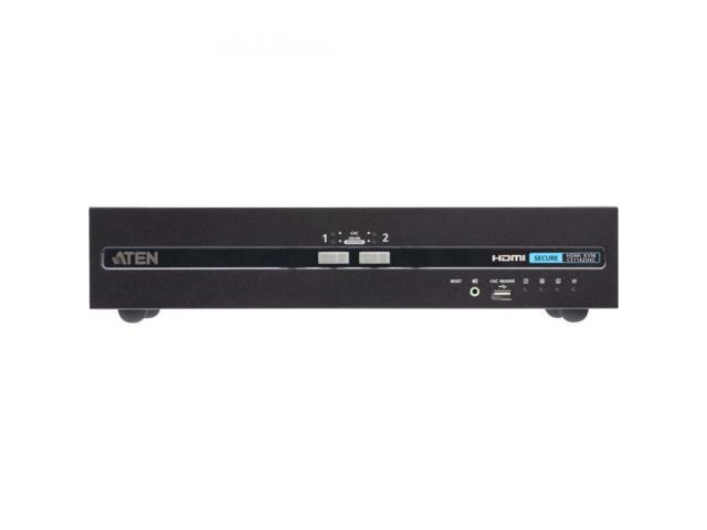 ATEN 2-Port USB HDMI Dual Display Secure KVM Switch with CAC CS1142H4C