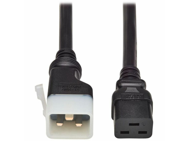 Eaton PDU Power Cord - C19 to P-Lock Lite C20 - 20A - 250V - 12 AWG - 4 ft. (1.2 m) - Black - 6 Pack - P036-EN4-6