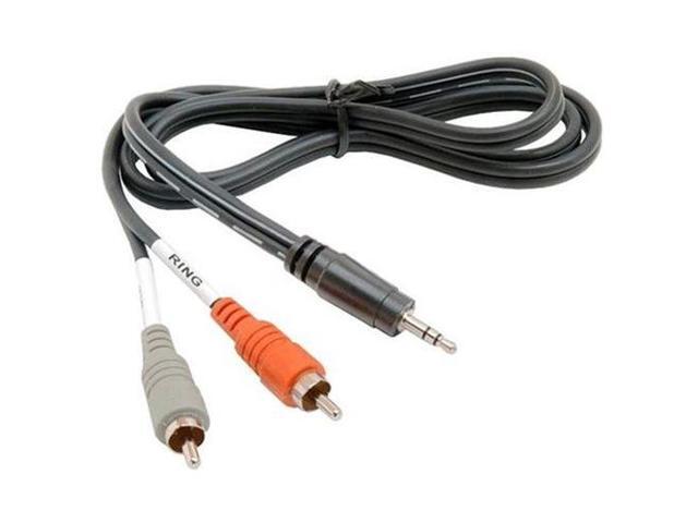 3 Ft 1/8 Stereo (M) to Left and Right RCA (M) RCA to 1/8 Cable