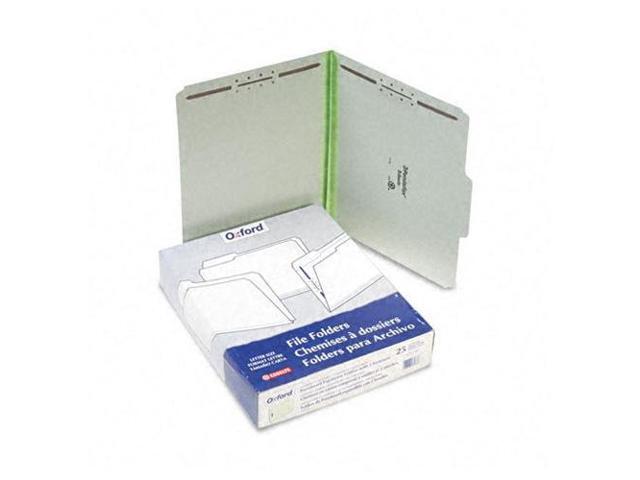 Tops Pendaflex 17178 Pressboard Folders with two 1 in. Cap Fasteners Letter Green 25/box