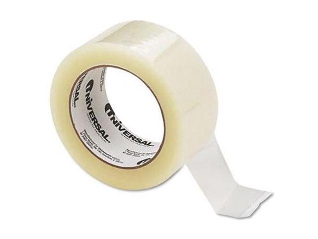 Universal Quiet Tape Box Sealing Tape 48mm x 100m 3' Core Clear 6/Pack 73000
