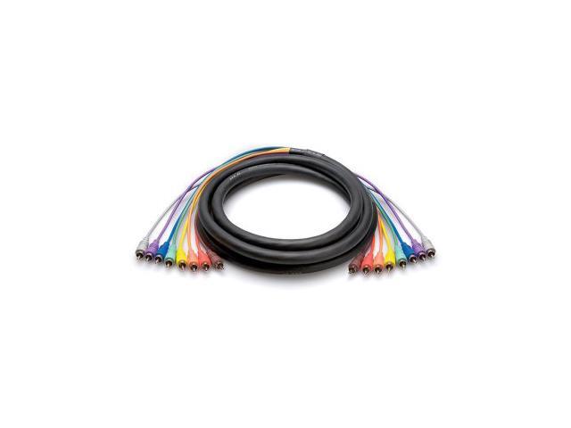 Hosa Cable CRA802 8 Channel RCA To RCA Recording Snake - 6.5 Foot