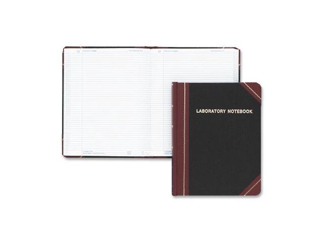 Boorum & Pease Laboratory Notebook Record Rule 10 3/8 x 8 1/8 White 300 Sheets