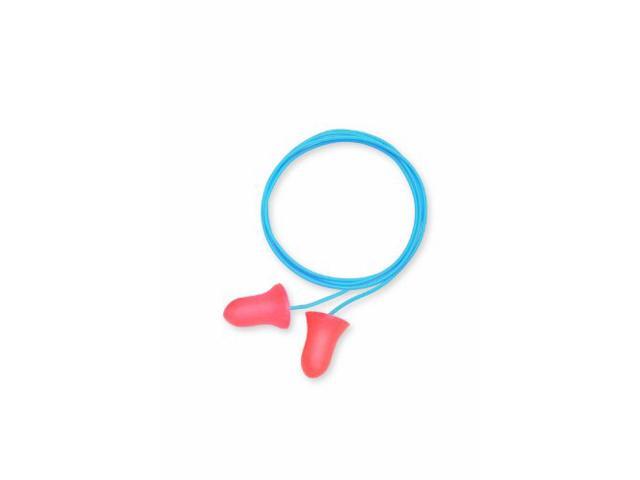 Howard Leight by Honeywell MAX-30 Single-Use Earplugs Corded 33NRR Coral 100
