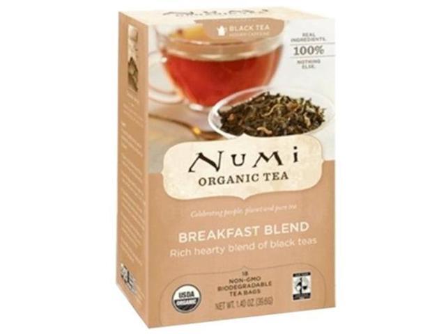 Numi Organic Teas and Teasans 1.4oz Breakfast Blend 18/Box 10220
