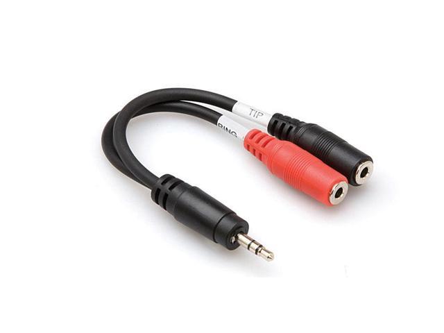 Hosa Stereo 3.5mm Male to Two Mono 3.5mm Female Adaptor