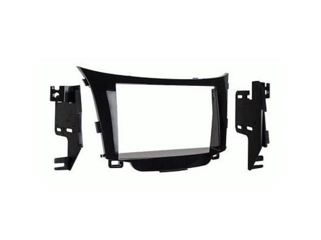 Metra - Dash Kit for Select 2013-2017 Hyundai Elantra DDIN - High Gloss Black - image 3