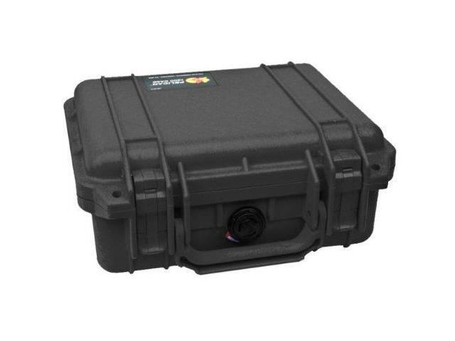 Pelican 1200 Small Protector Waterproof 10.6x10x4.8in Case, Black, No Foam