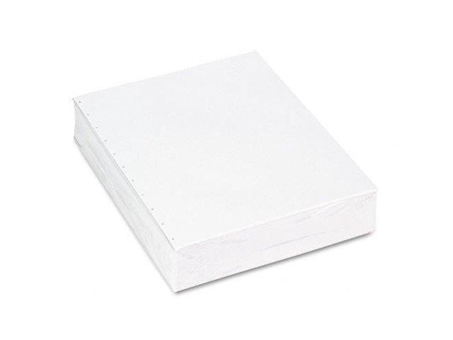 8-1/2'' x 11' Laser Cut Sheet, 20# White Stock, 11 Hole Velobind Punch (Carton of 2500)