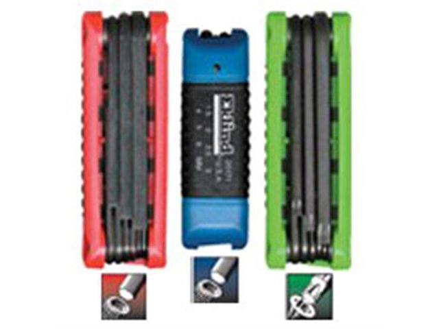 EKLIND 25024 3 Piece Metric/SAE Fold-Up Hex Key Set, 25024