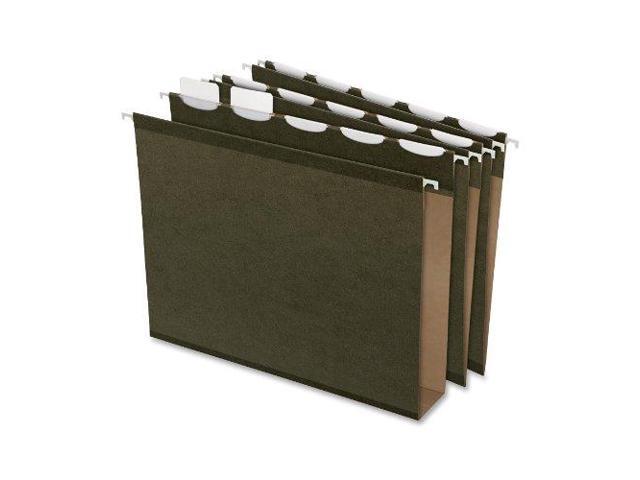Pendaflex Ready-Tab Hanging File Folders 2' Capacity 1/5 Tab Letter Green 20/Box 42701