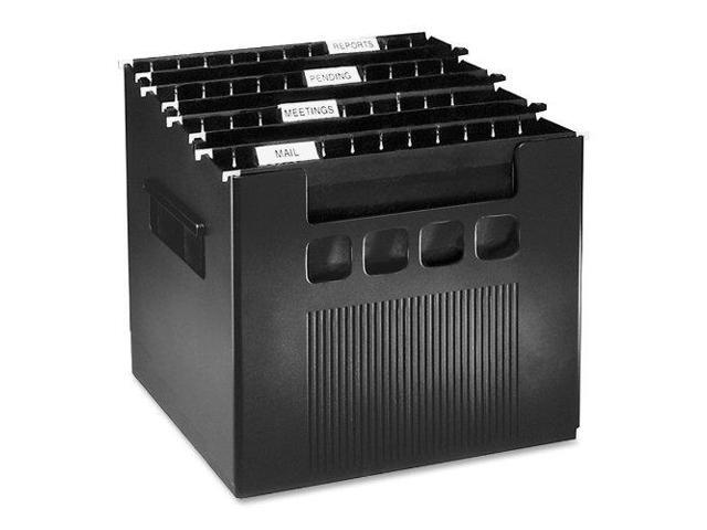 Oxford 43013 Super DecoFlex Letter Size Desktop Hanging File, Plastic, 13 x 10 x 11, Black
