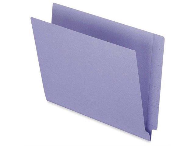 Tops Pendaflex H110DPR Reinforced Two-Ply Folders Straight Cut End Tab Letter Purple 100/Box