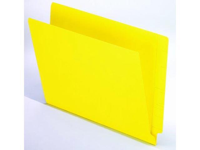 Pendaflex Reinforced End Tab Folders Two Ply Tab Letter Yellow 100/Box H110DY