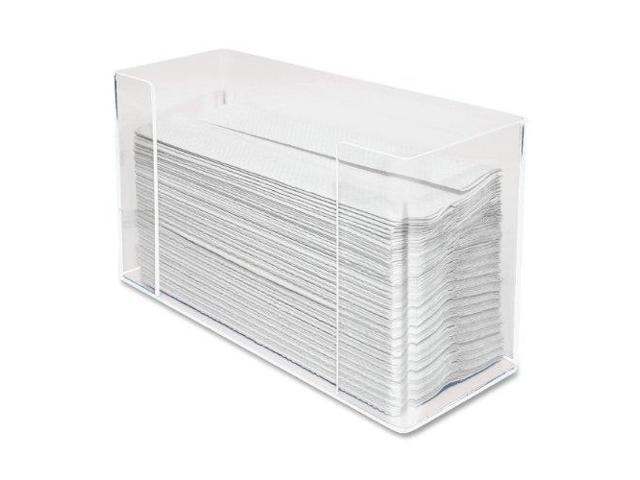 Kantek KTKAH190 C-Fold-Multifold Towel Dispenser- 11-.50in.4-.13in. x6-.75in.- Clear