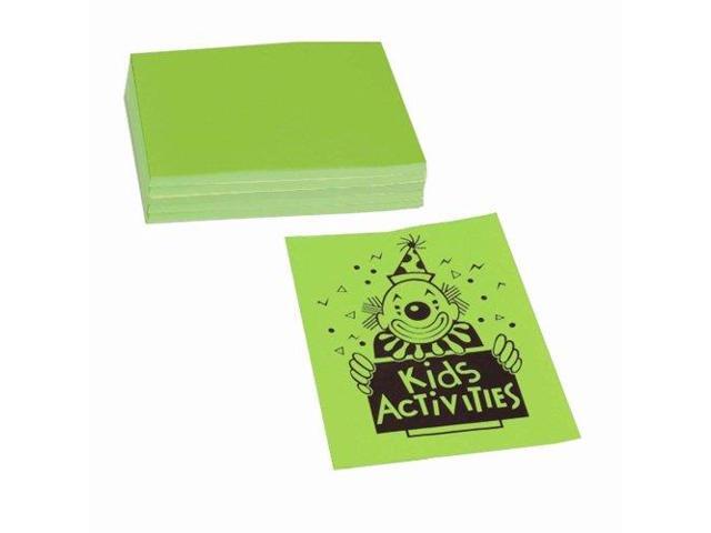 Pacon 104317 Neon Bond Paper Letter - 8.50' x 11' - 100 / Pack - Green