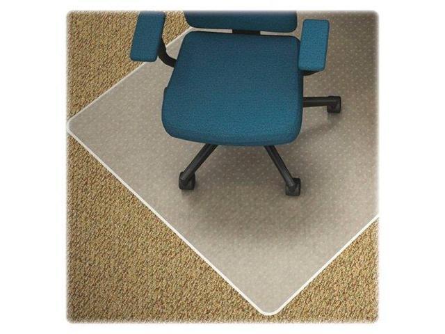 Lorell Chairmat Low Pile Wide Lip 25'x12' 45'x53' Clear 82820
