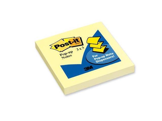 Original Canary Yellow Pop-Up Refill 3 x 3 12 Pads/Pack
