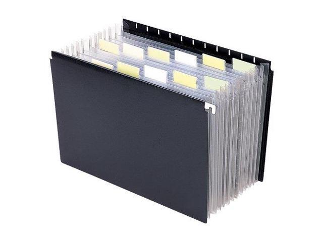 Smead Hanging Expanding File Portable Ltr 11-7/8'x9-1/4' BK 65125