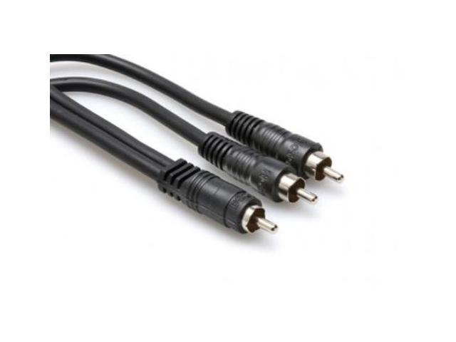 Y-Cable RCA (M) To Dual RCA (M) 5Ft Insert & Y Cable - UnBalanced Cable