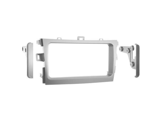 Metra - Dash Kit for Select 2011-2013 Toyota Corolla DDIN - Silver - image 2