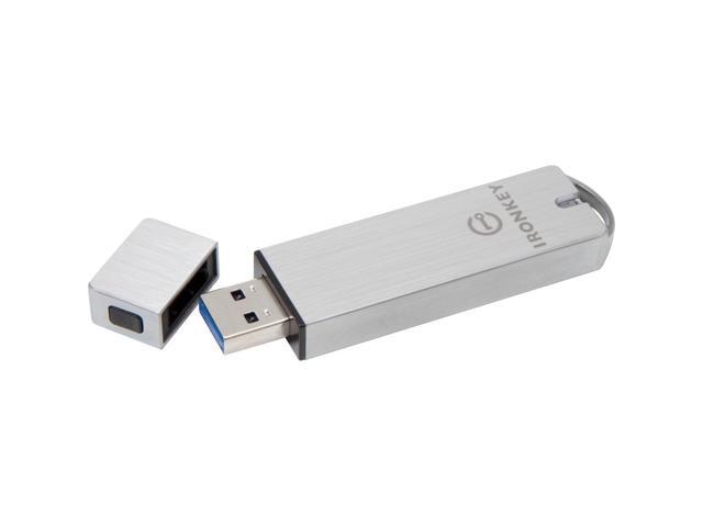 Kingston IronKey S1000 Drive 128GB, XTS-AES 256-bit Encryption, IKS1000E/128GB