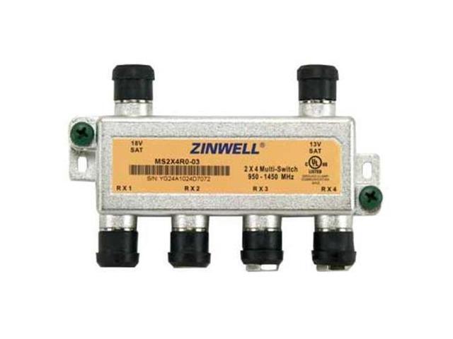 DirecTV Zinwell 2 X 4 Multi-switch 950-1450 Mhz - 1450 Mhz (ms2x4r0-03)