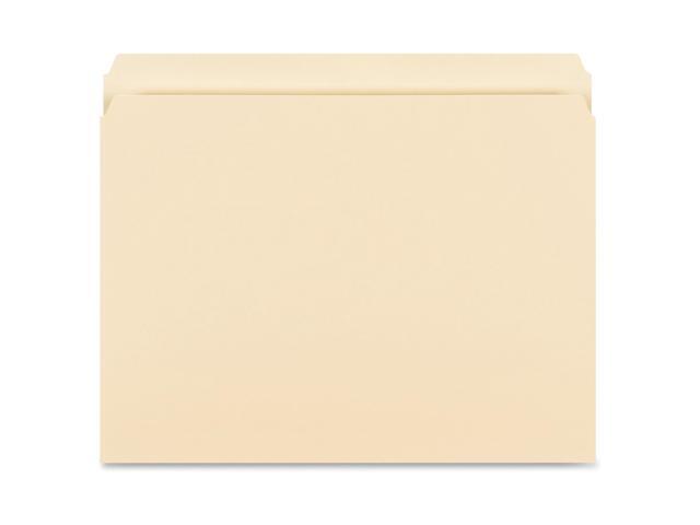 Business Source Straight-Cut 1-ply Tab Heavyweight File Folders - Letter - 8 1/2' x 11' Sheet Size - Straight Tab Cut -