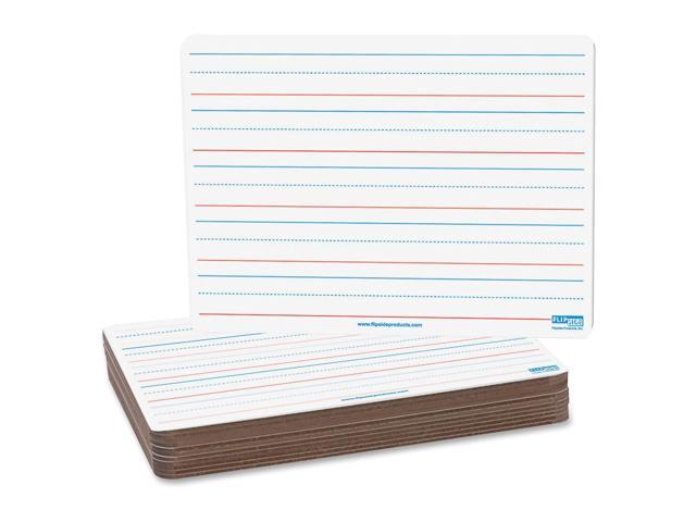 Flipside Magnetic Two-Sided Dry Erase Board 12 x 9 12/Pack 10176