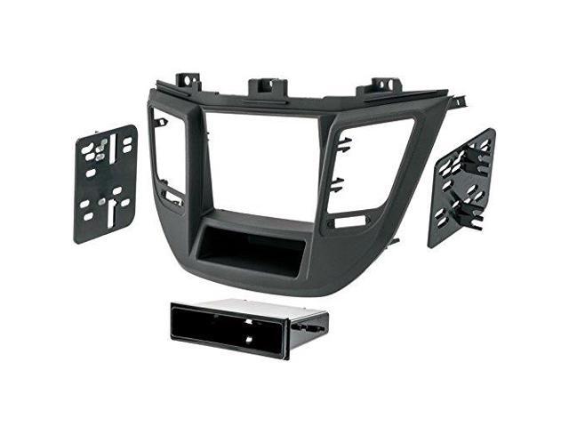 Metra - Dash Kit for Select 2016-2018 Hyundai Tucson DIN - Matte Black - image 3