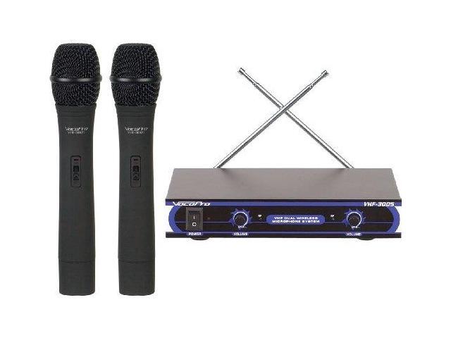 VHF-3005 - Dual Channel VHF Wireless Microphone System