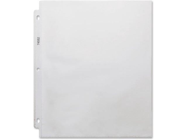 Business Source Top-Loading Sheet Protectors 3-Hole 200 Per Pk 5/BX CL 74552