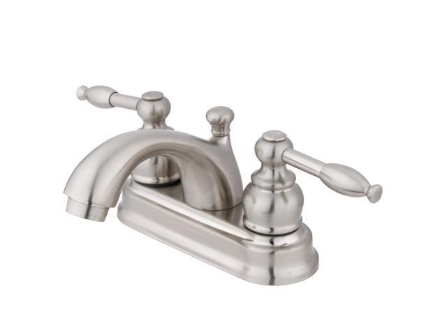 Kingston Brass KB2608KL Two Handle 4' Centerset Lavatory Faucet with Retail Pop-