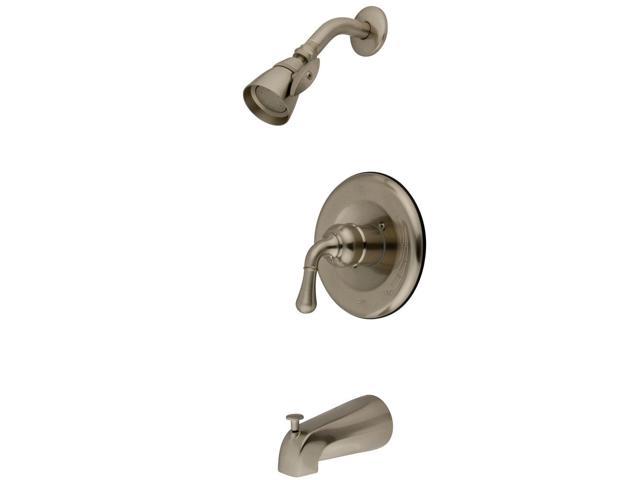 Photos - Other sanitary accessories Kingston Brass MAGELLAN TUB/SHOWER FAUCET W/SINGLE LEVER HDL-Satin Nickel Finish KB1638 