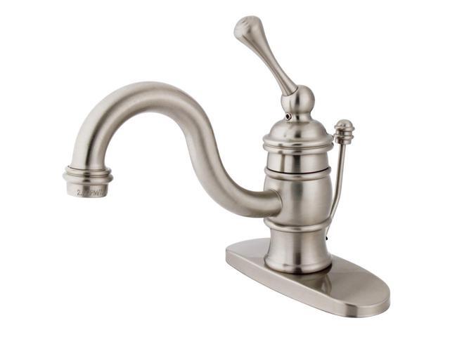 Kingston Brass KB3408BL Single Handle 4' Centerset Lavatory Faucet with Retail P