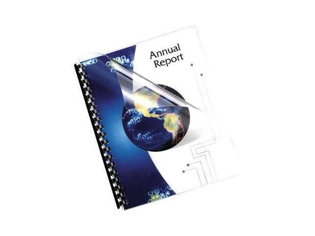 FELLOWES Fellowes Transparent PVC Covers - Letter, 25 Pack