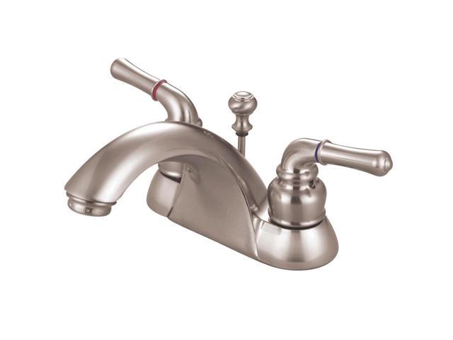 Photos - Other sanitary accessories Kingston Brass KB2628 4 Inch Center Lavatory Faucet - Satin Nickel 