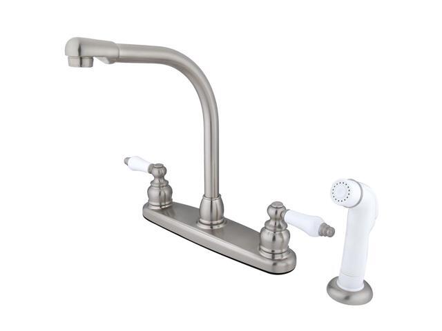 Kingston Brass KB718 Kitchen, Faucet, Satin Nickel