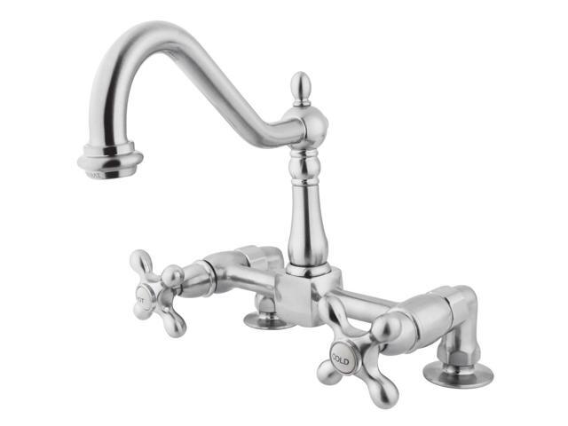 Kingston Brass KS1141AX Kitchen, Faucet, Polished Chrome