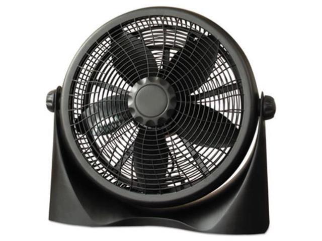 Alera 16' Super-Circulation 3-Speed Tilt Fan Plastic Black FAN163