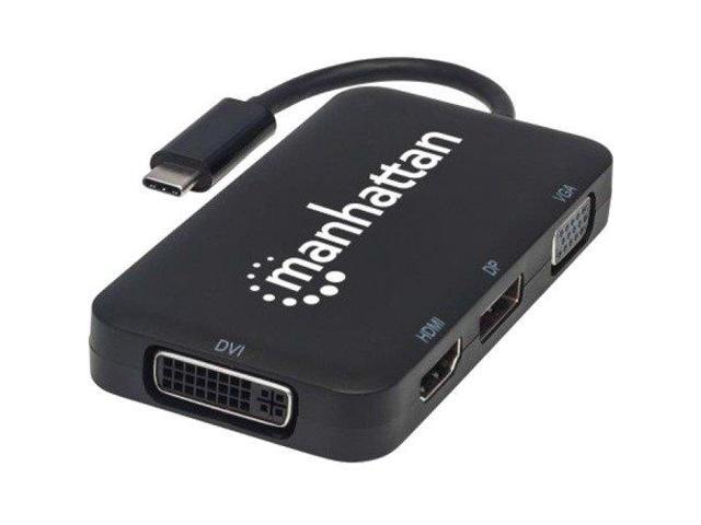 Manhattan 152600 Usb-C 4-In-1 Audio/Video Converter