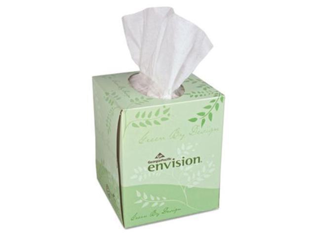 GEORGIA-PACIFIC 47510 Envision 2 Ply Facial Tissue, 85 Sheets, 36 PK