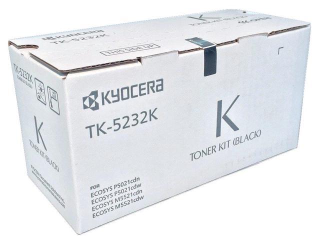 Kyocera TK-5232K, TK5232K Black Toner Cartridge