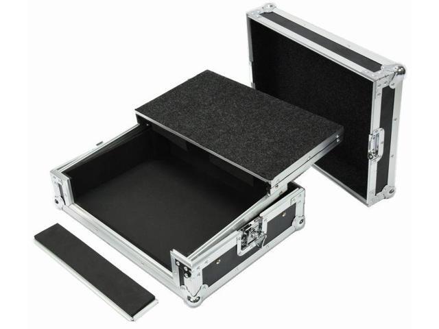 Deejay Led Tranport Case For One Mixer, Cd Player With Laptop Shelf