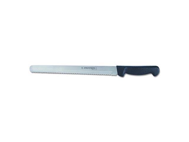 DEXTER RUSSELL 31605B Bread Slicer,12 In,Scalloped,Black