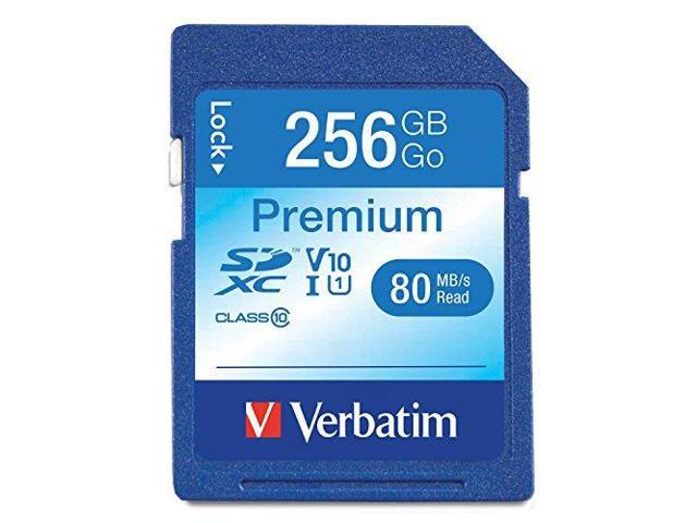 VERBATIM VER99828 256GB Premium SDXC Memory Card
