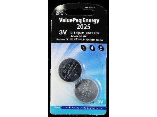 Dantona[r] Val-2032-2 Valuepaq Energy 2032 Lithium Coin Cell Batteries, 2 Pk