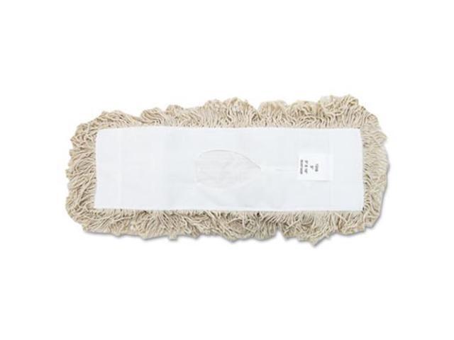 Boardwalk Industrial Dust Mop Head Hygrade Cotton 18w x 5d White 1318
