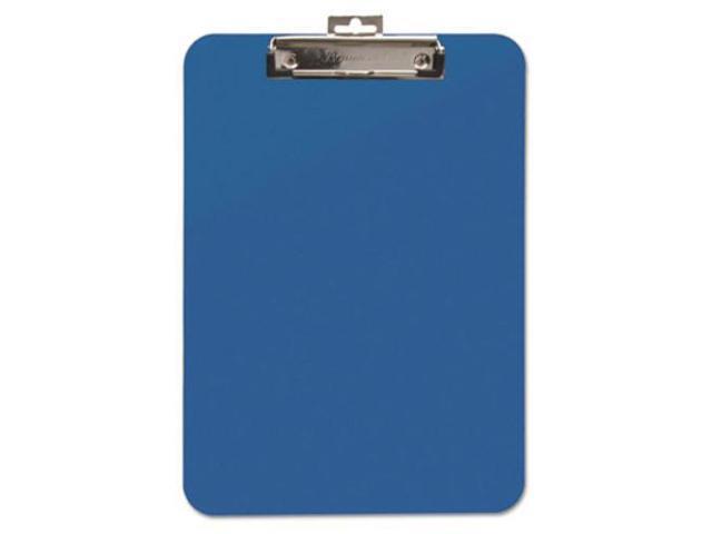 Baumgartens Unbreakable Recycled Clipboard 1/4' Capacity 8 1/2 x 11 Blue 61623