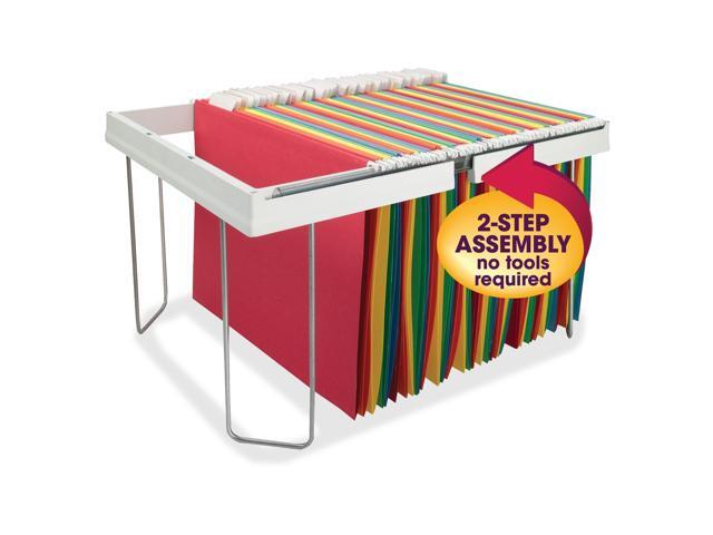Smead Hanging file Folder Frame Ltr Hvy-Dty Adj White 64850